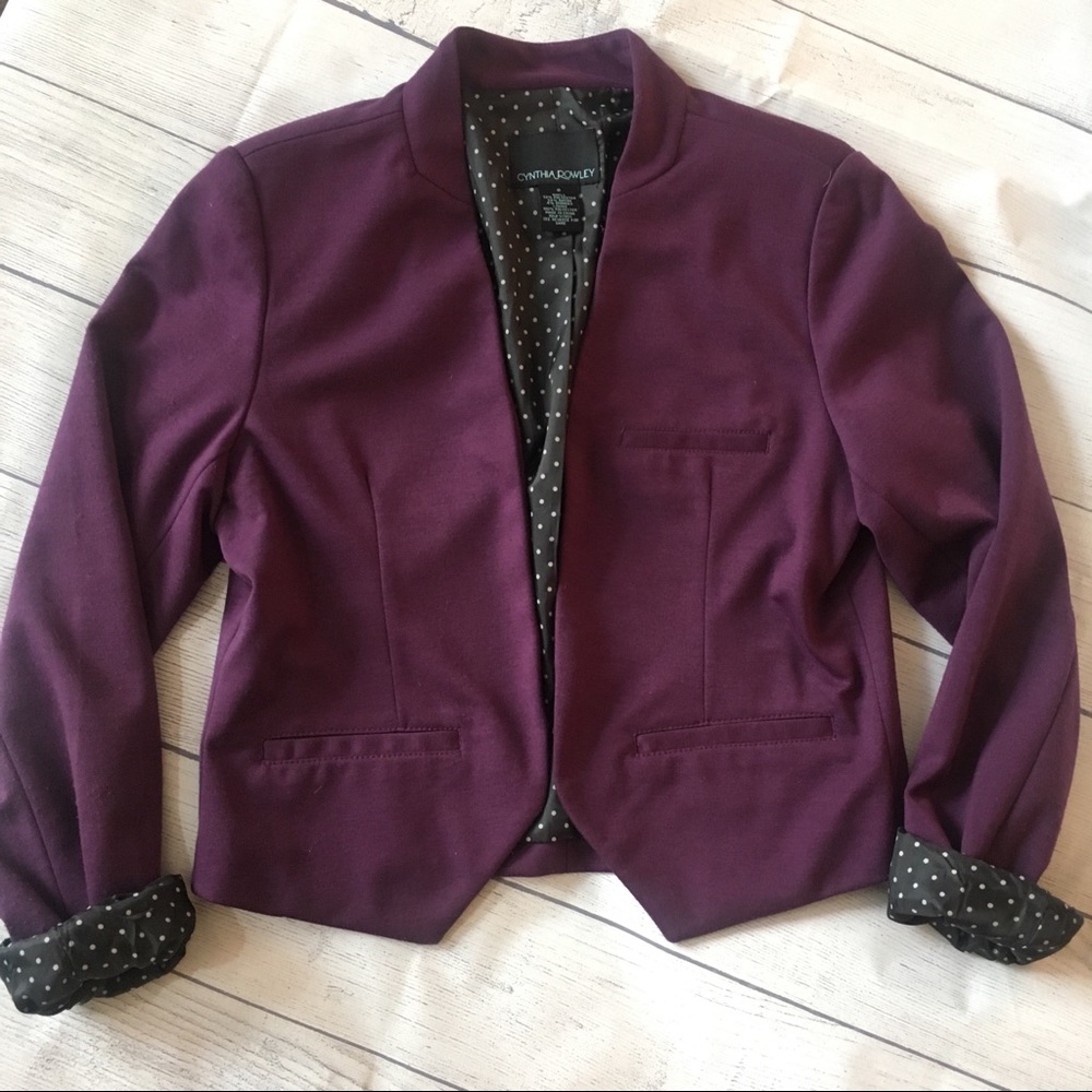 🎉Beautiful plum colored Jacket